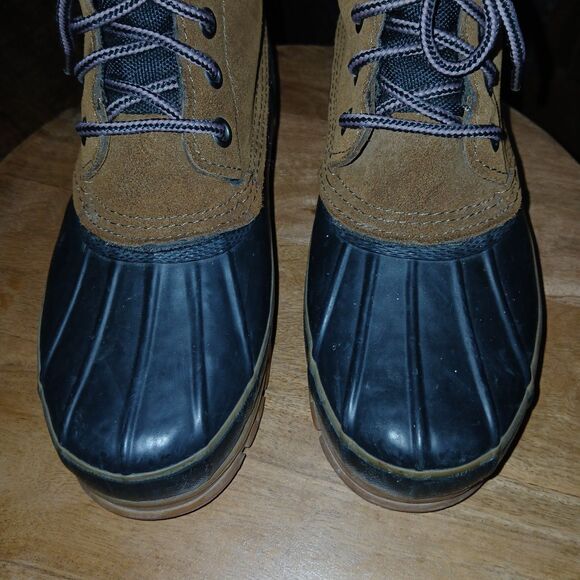 Insulated Duck Boot Thermalite Sz 7 Leather Upper Winter Snow Waterproof Toe main image 9